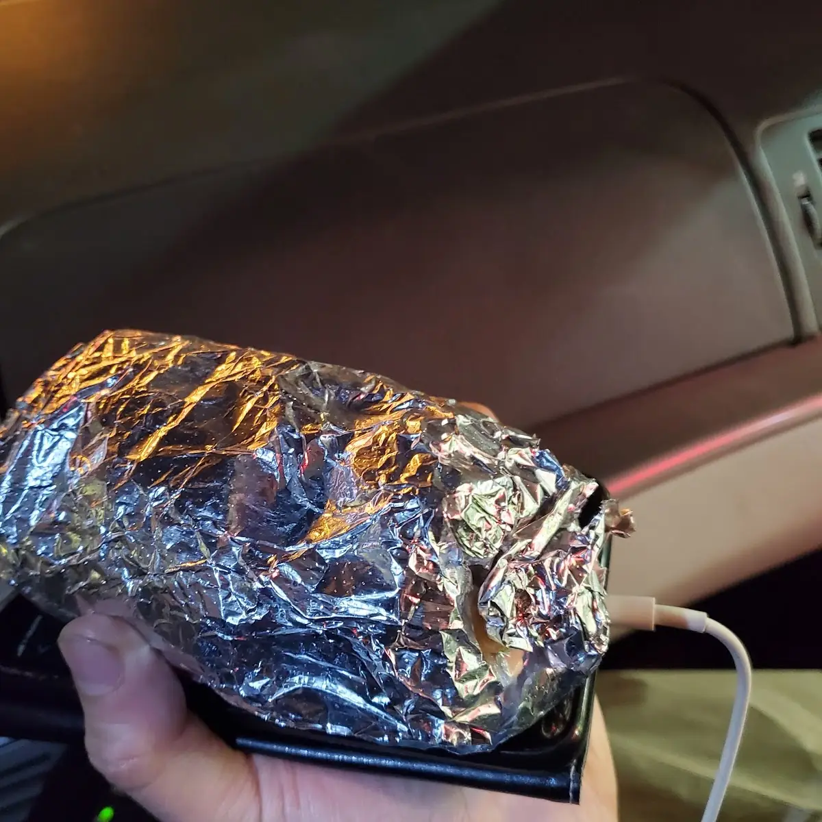 Burrito Supreme so Small Tasted Alright