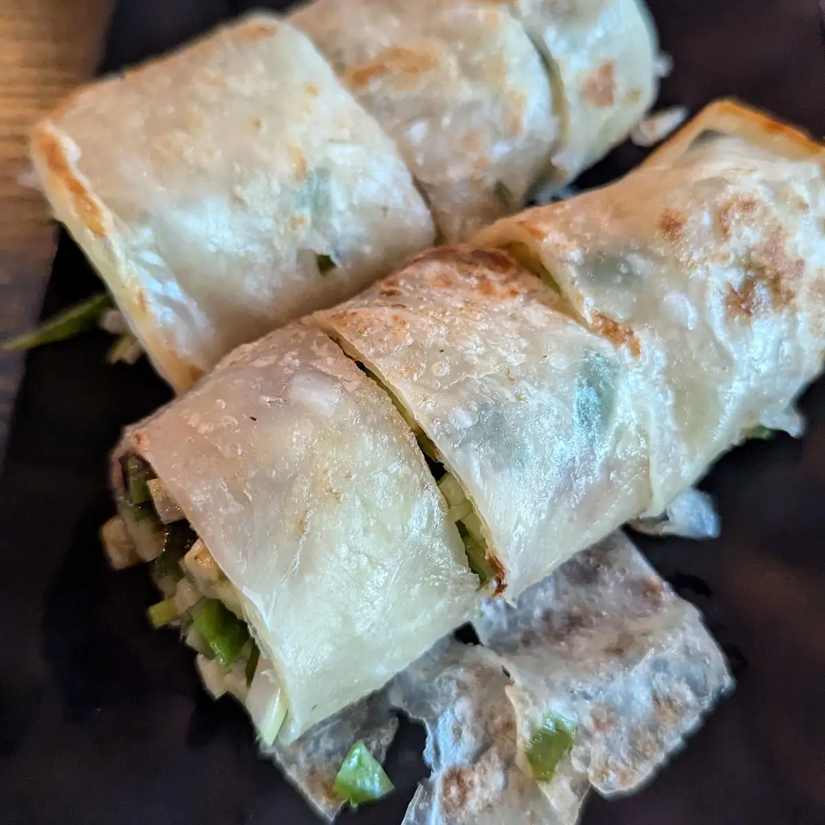 Mini Scallion Pancake Wrap