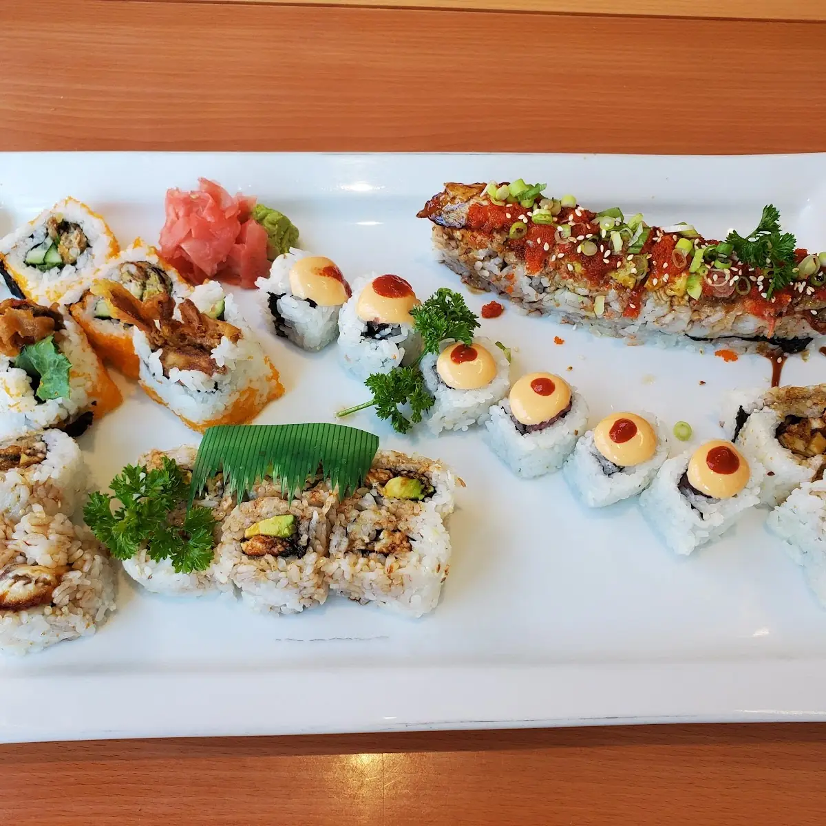Rock N Roll and Spicy Tuna Roll