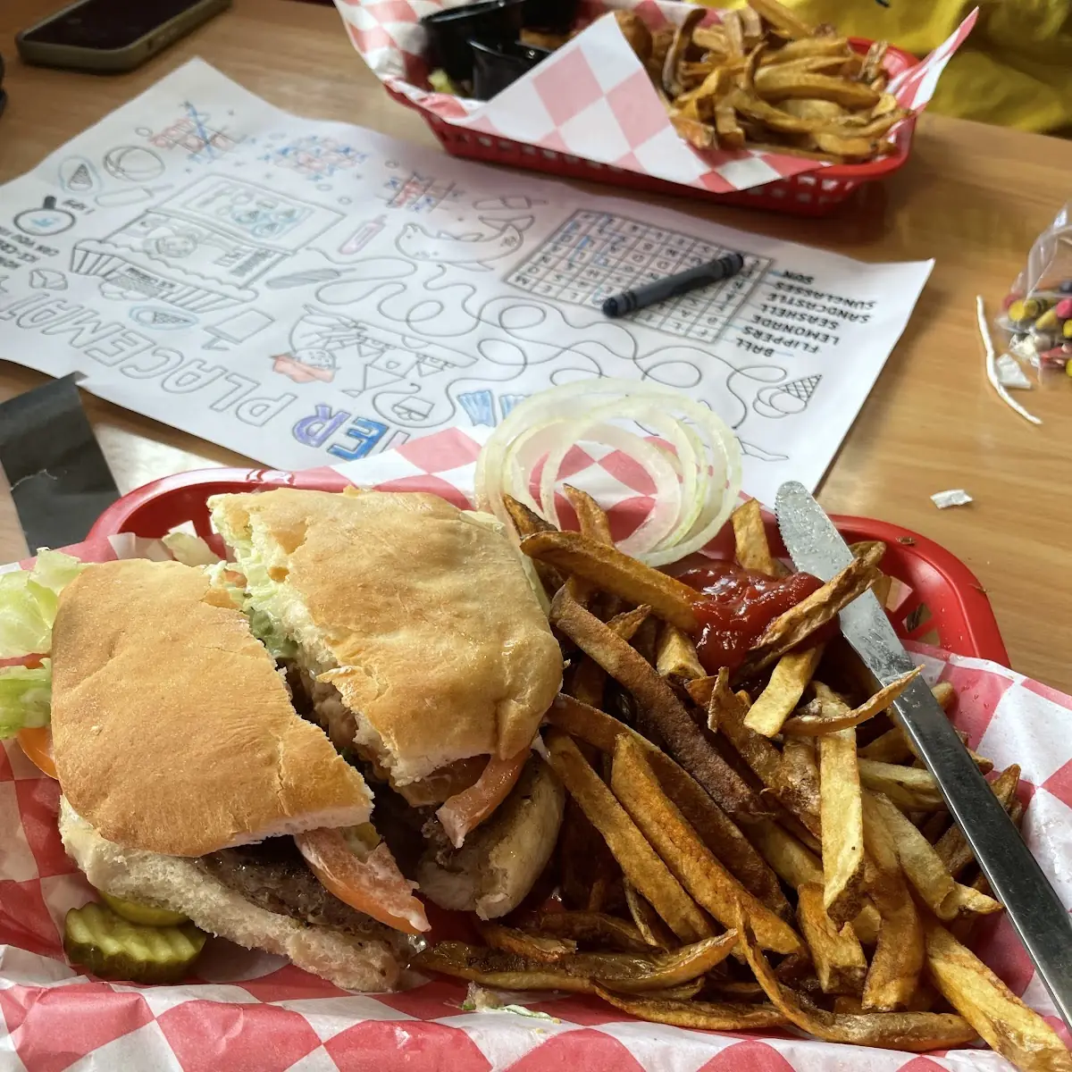Burger & Fries