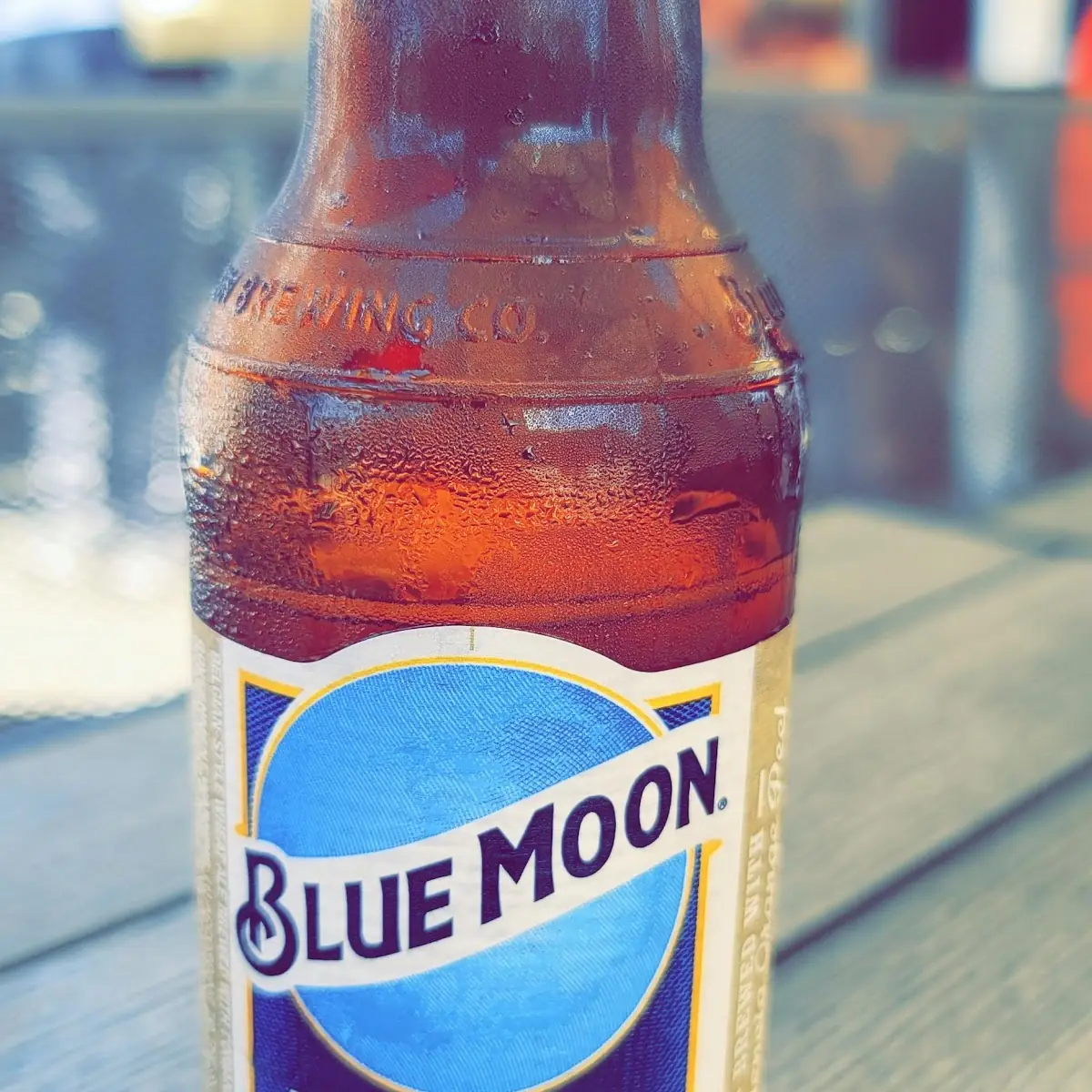 Blue Moon Belgian White so Refreshing