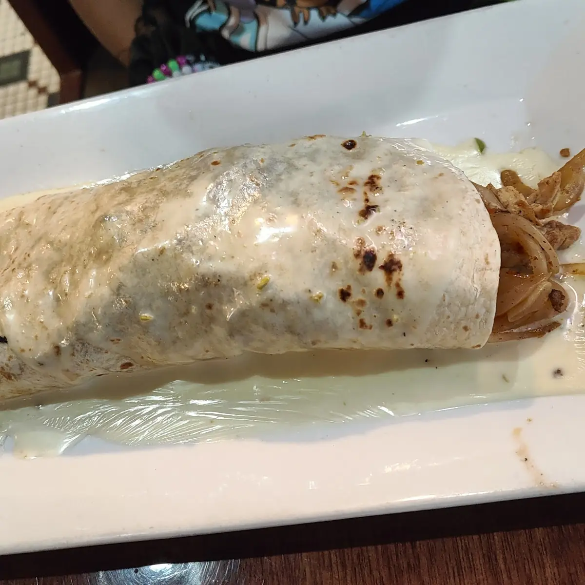 A. One Bean Burrito, One Cheese Enchilada, And Rice.