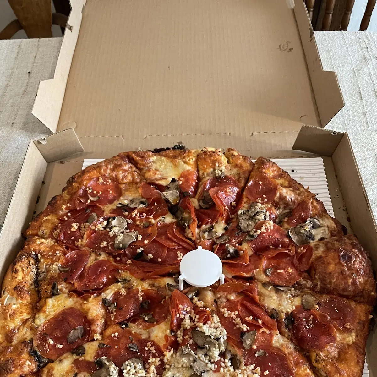 Thin Crust Pepperoni Pizza Slices