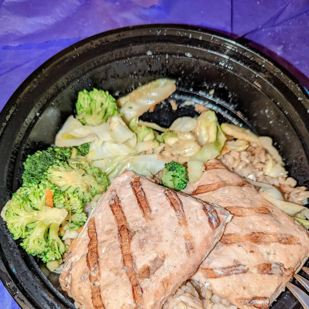 Salmon Teriyaki Bowl