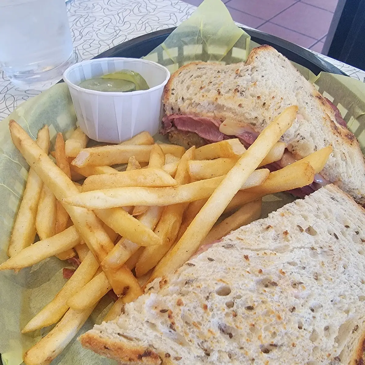 Corned Beef Reuben Sando