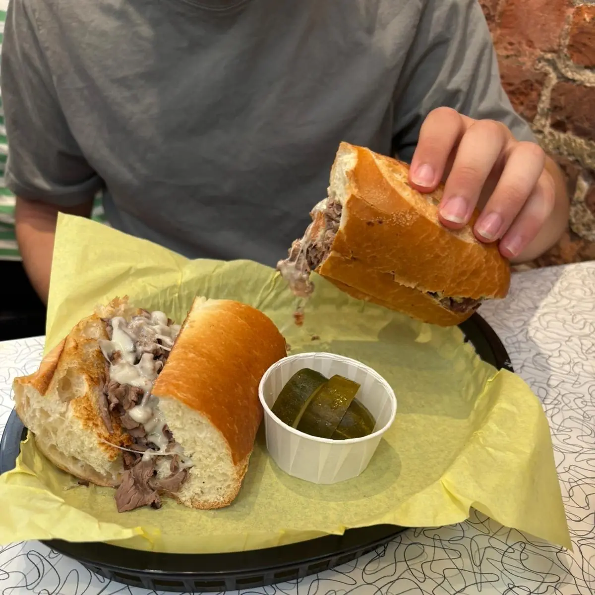 Philli Cheese Steak Sandwich