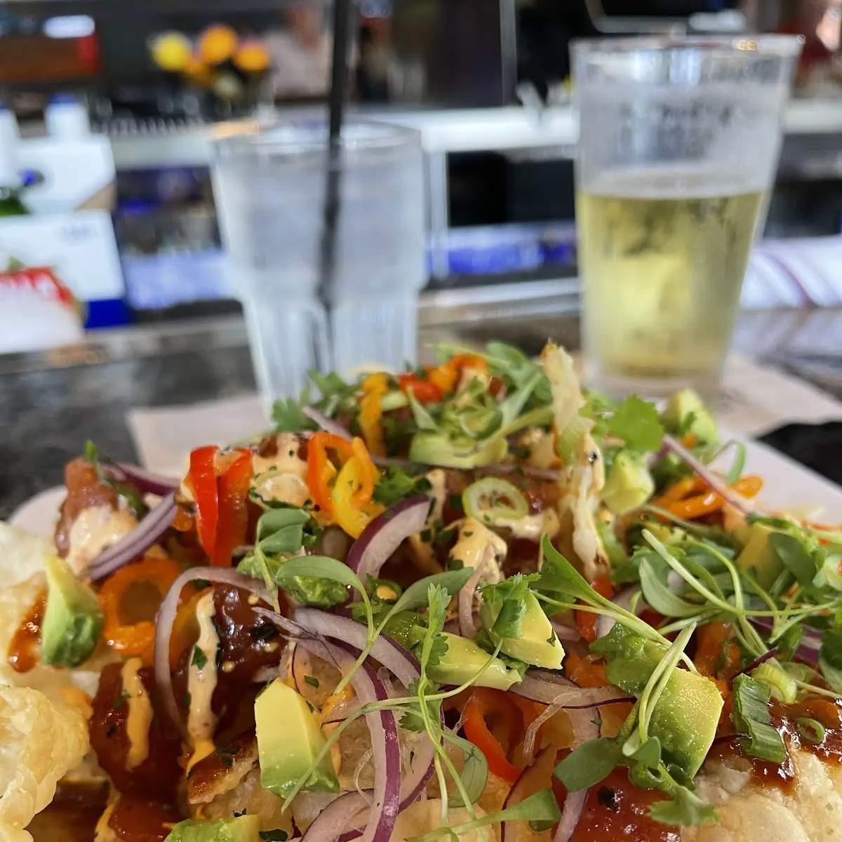 Poke Nachos Supreme