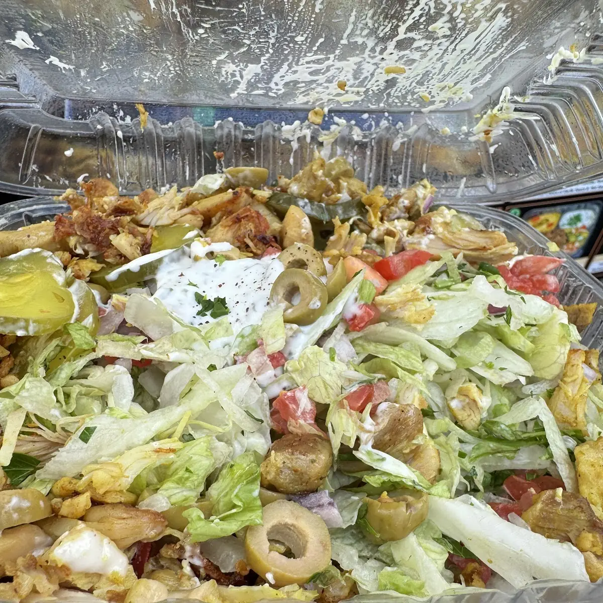 Shawarma over Salad