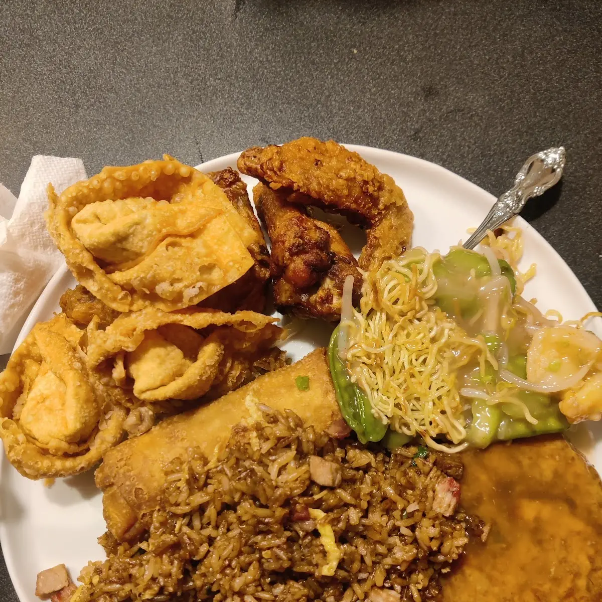 Egg Roll Chow Mein & Fried Rice