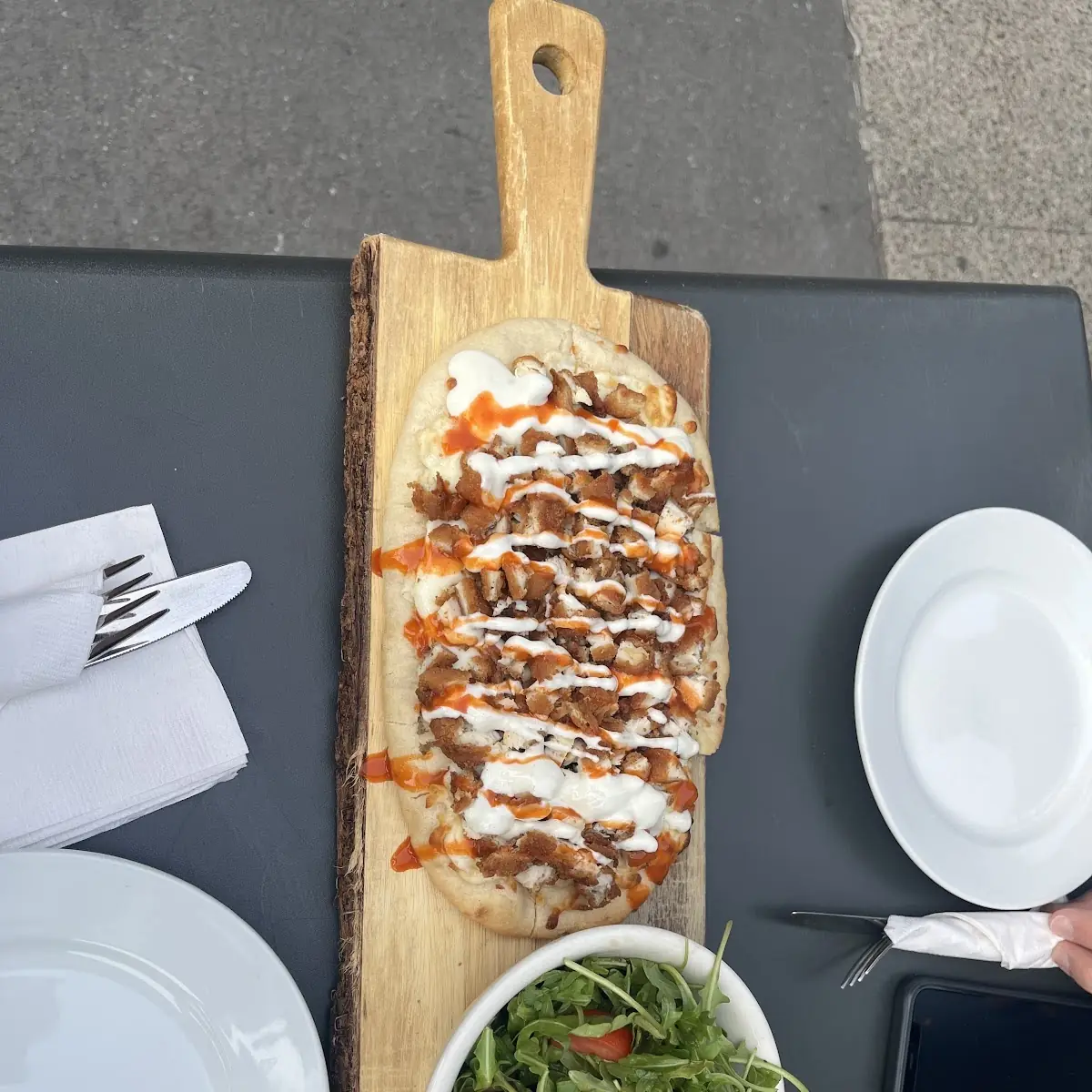Buffalo Chicken Flatbread