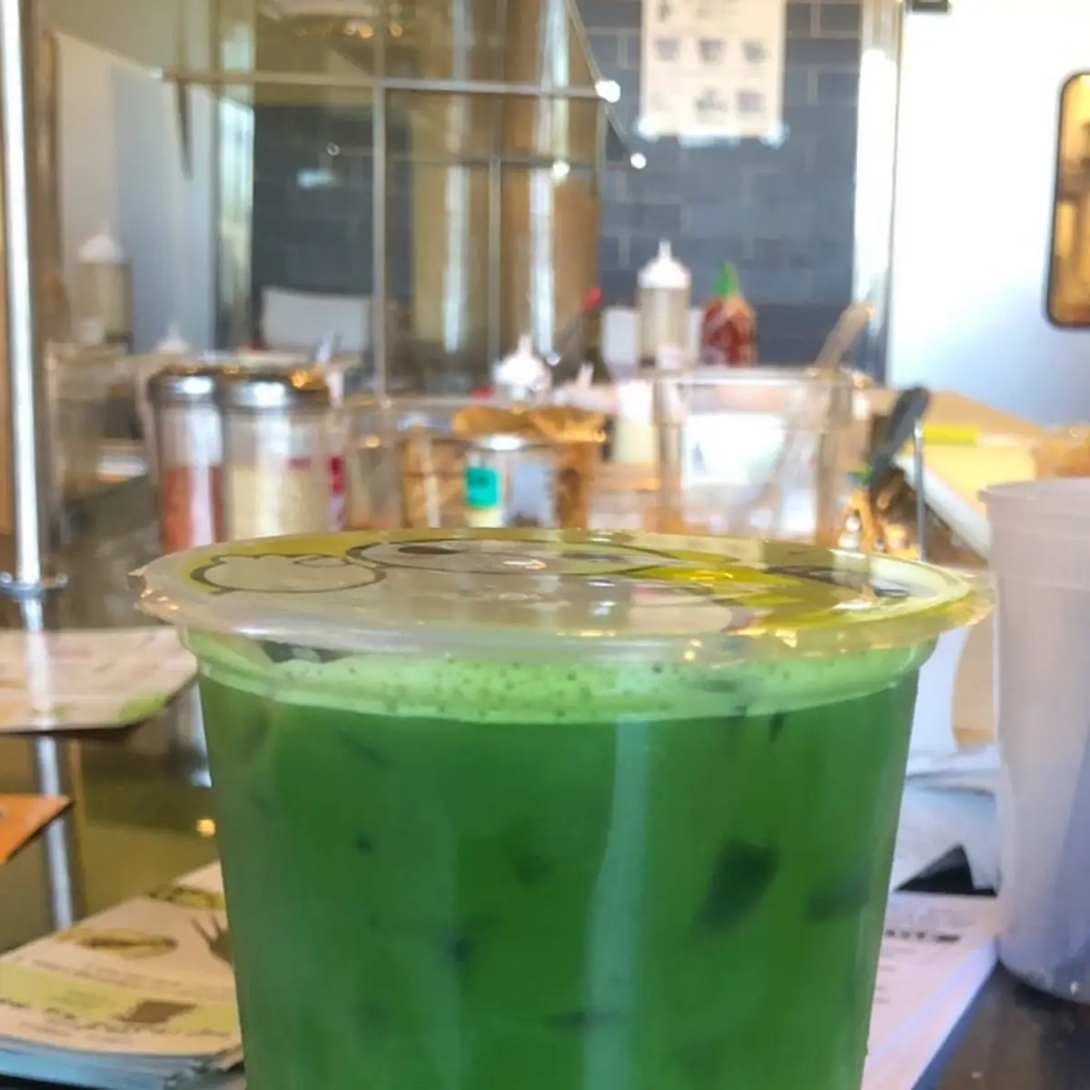 Strawberry Matcha Latte