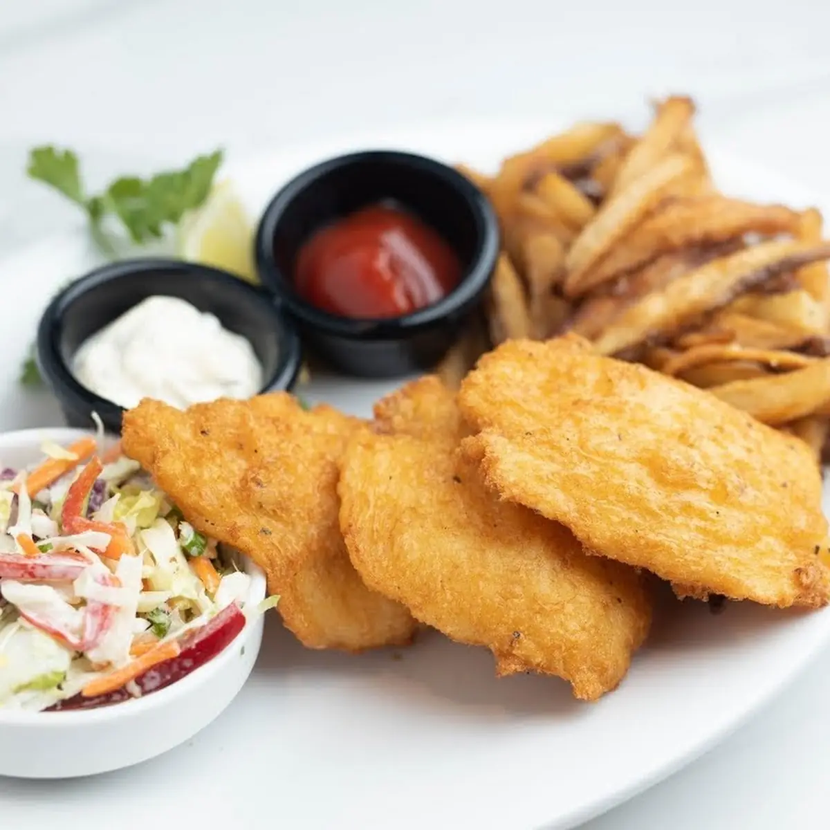 IPA Beer Battered Fish & Chips