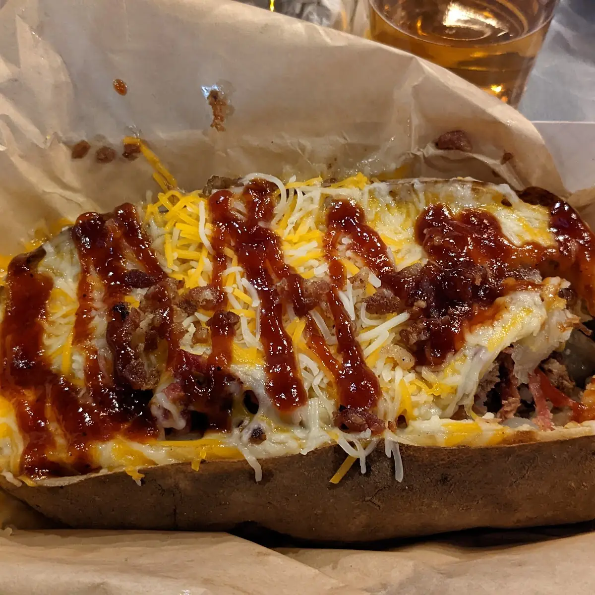 Spud with Brisket Plate
