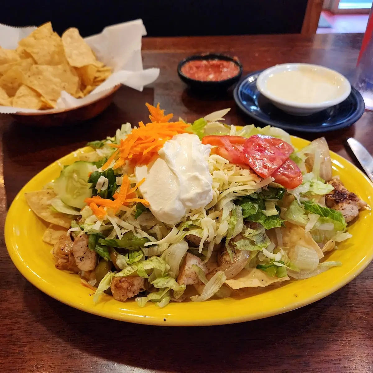 Nachos Fajitas De Pollo Chicken