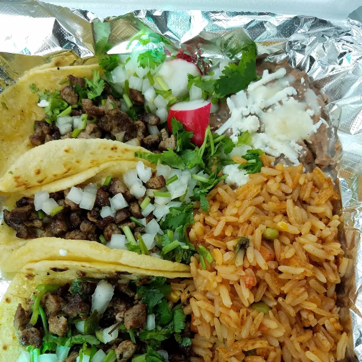 One Beef Burrito One Beef Taco