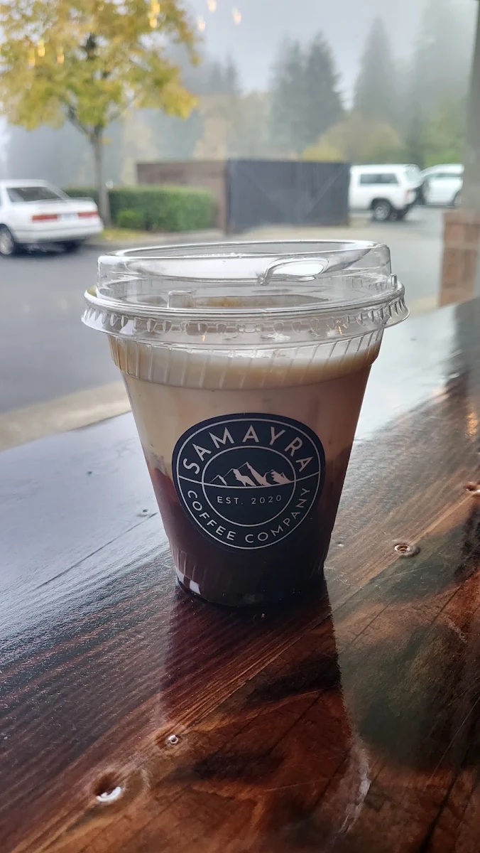 Iced Doppio with Cold Foam