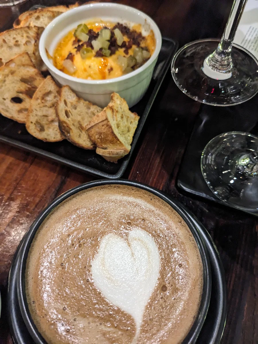 Pimento Cheese Dip and Crustini