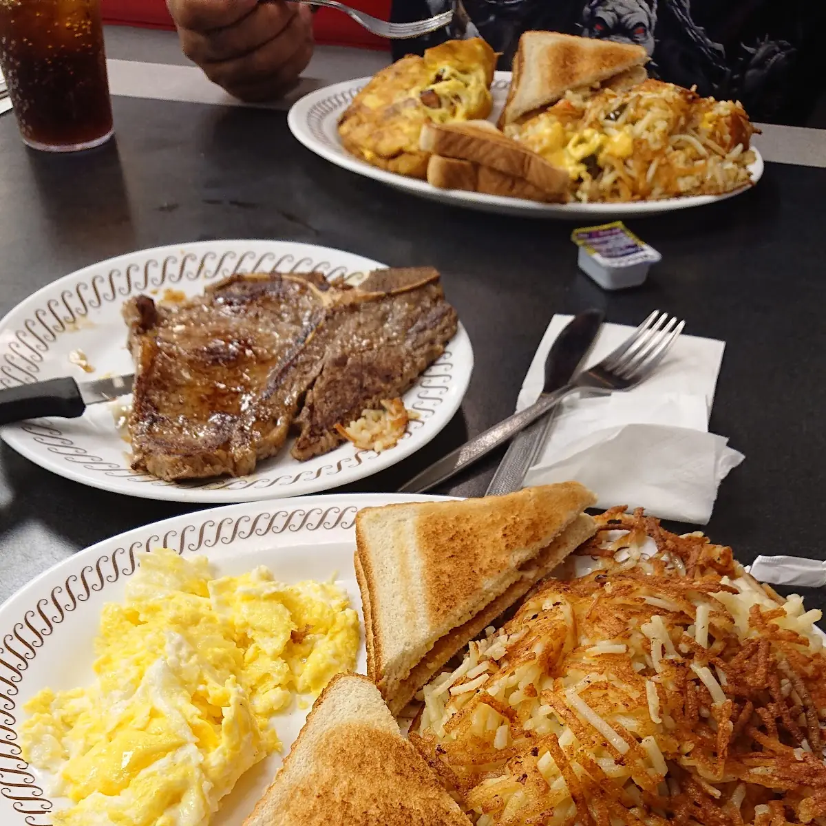 Steak and Eggs with Hash Brown