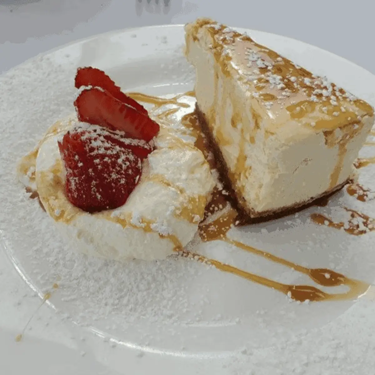 White Chocolate Caramel Cheesecake