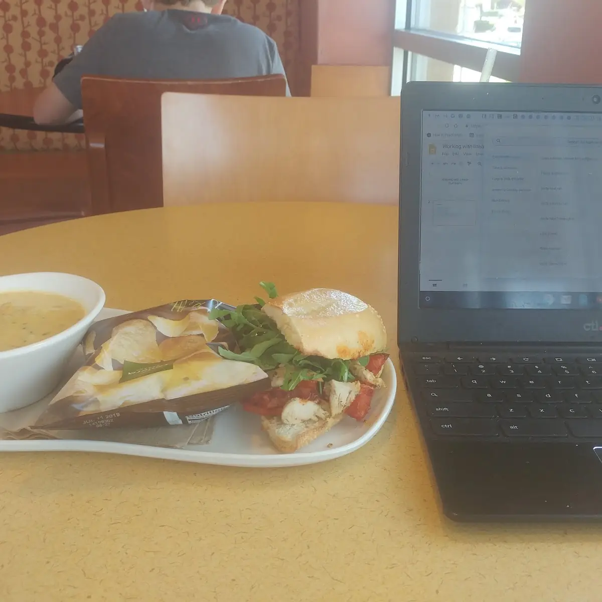 You Pick 2 Broccoli Cheddar Soup and Sandwich