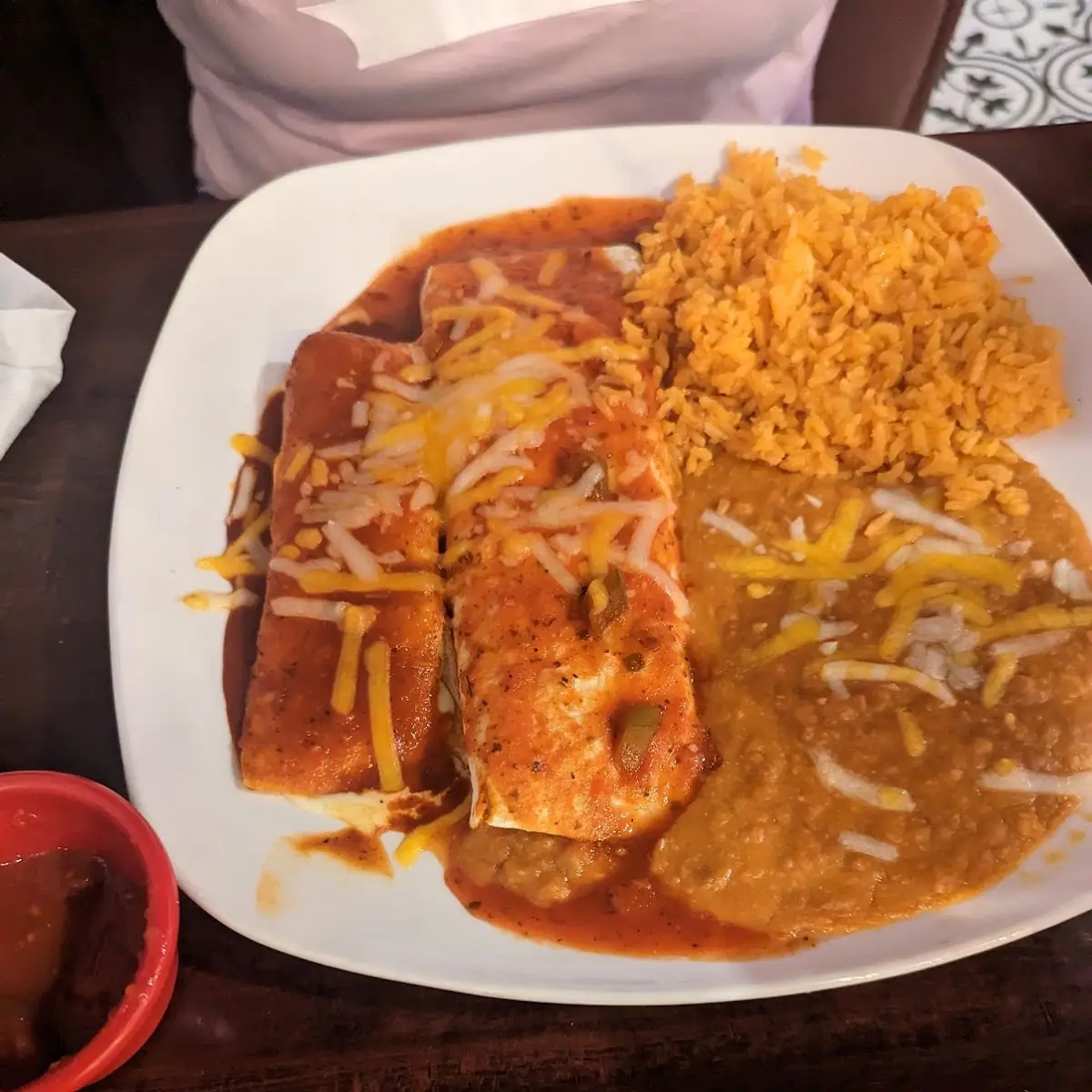 Kids Enchilada Plate