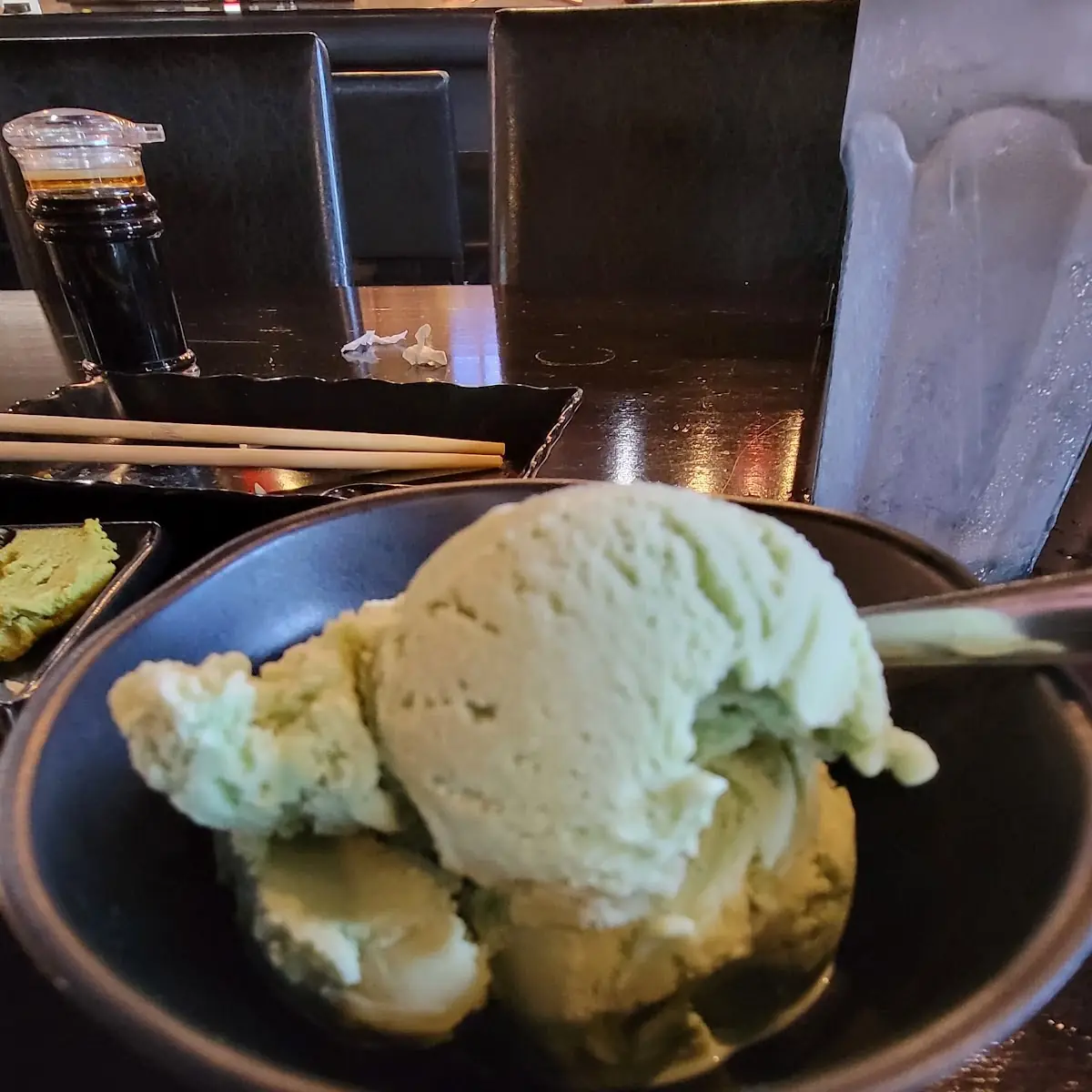 Red Bean and Green Tea Ice Cream