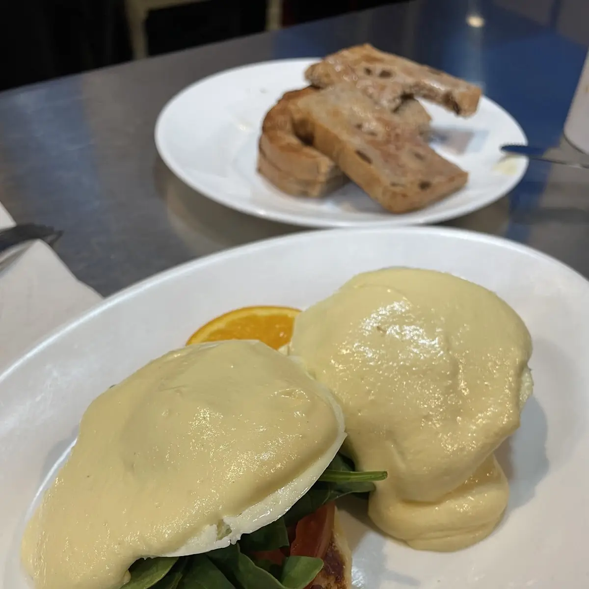 Sunny Side Head Boiled Benedict