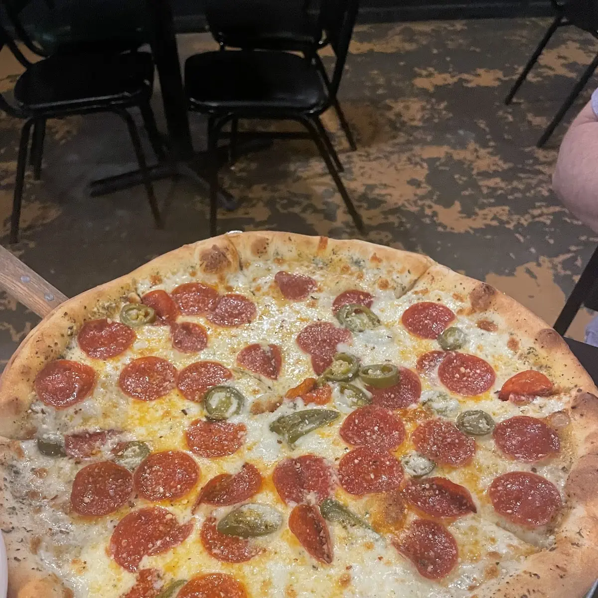 Alfredo Pepperoni Pizza