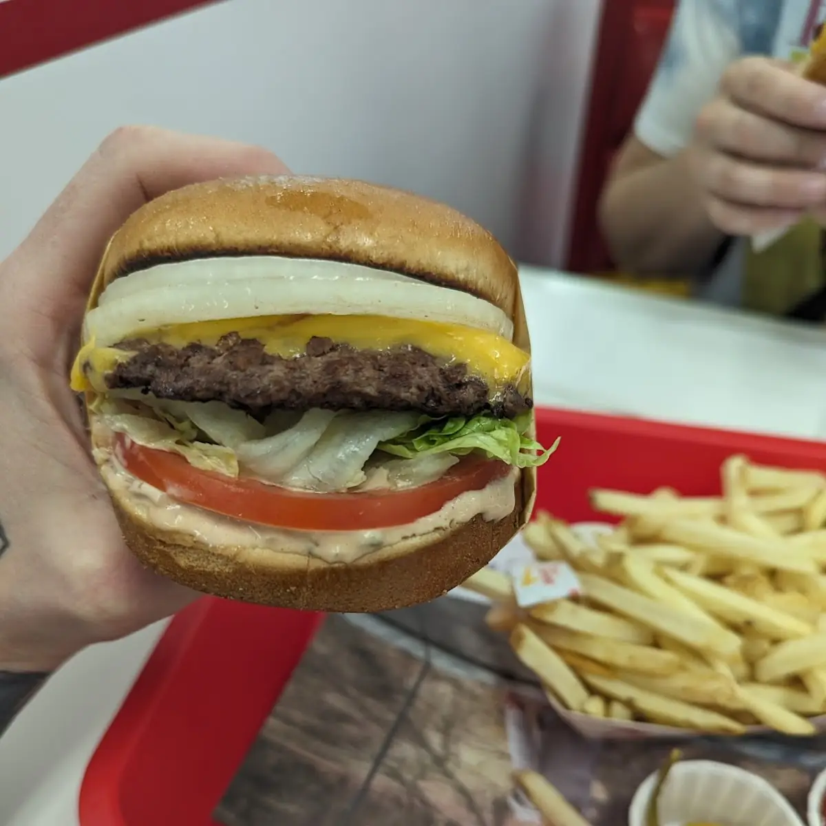 Double Double Cheeseburger with Fries with Cheese