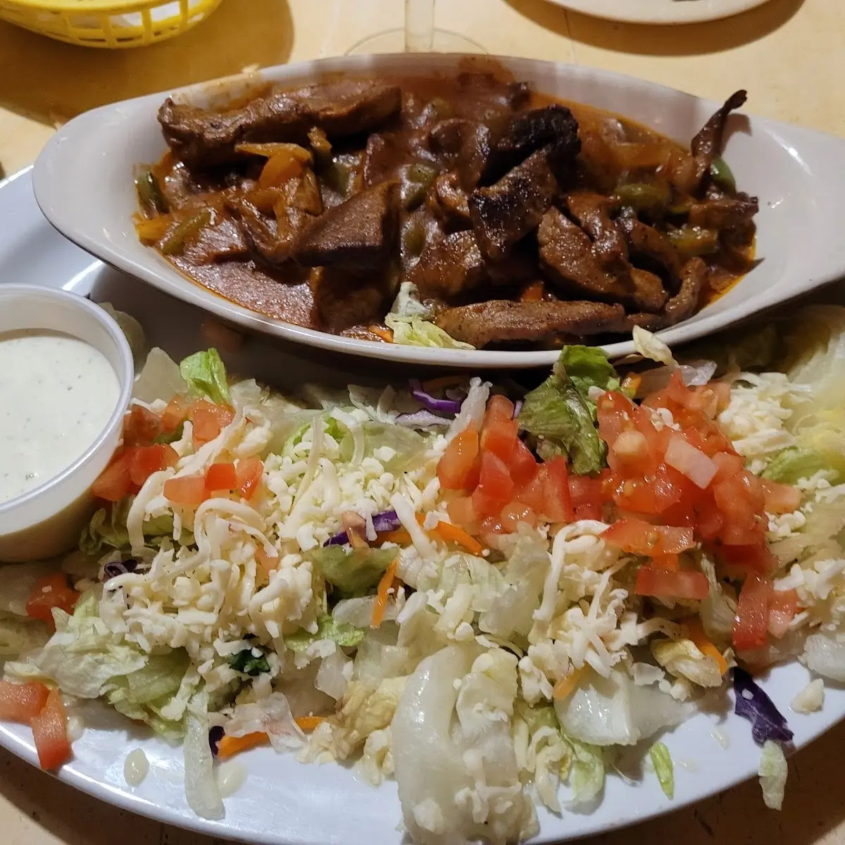 Sirloin Steak Fajitas