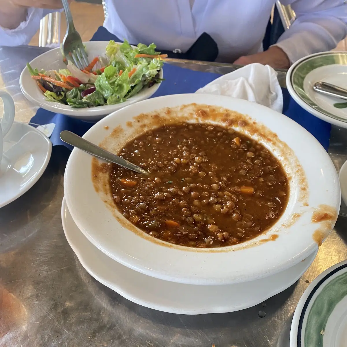 Lentil Soup and Side Salad