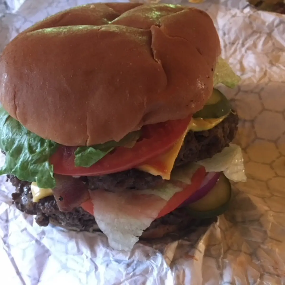 Double Bacon Burger