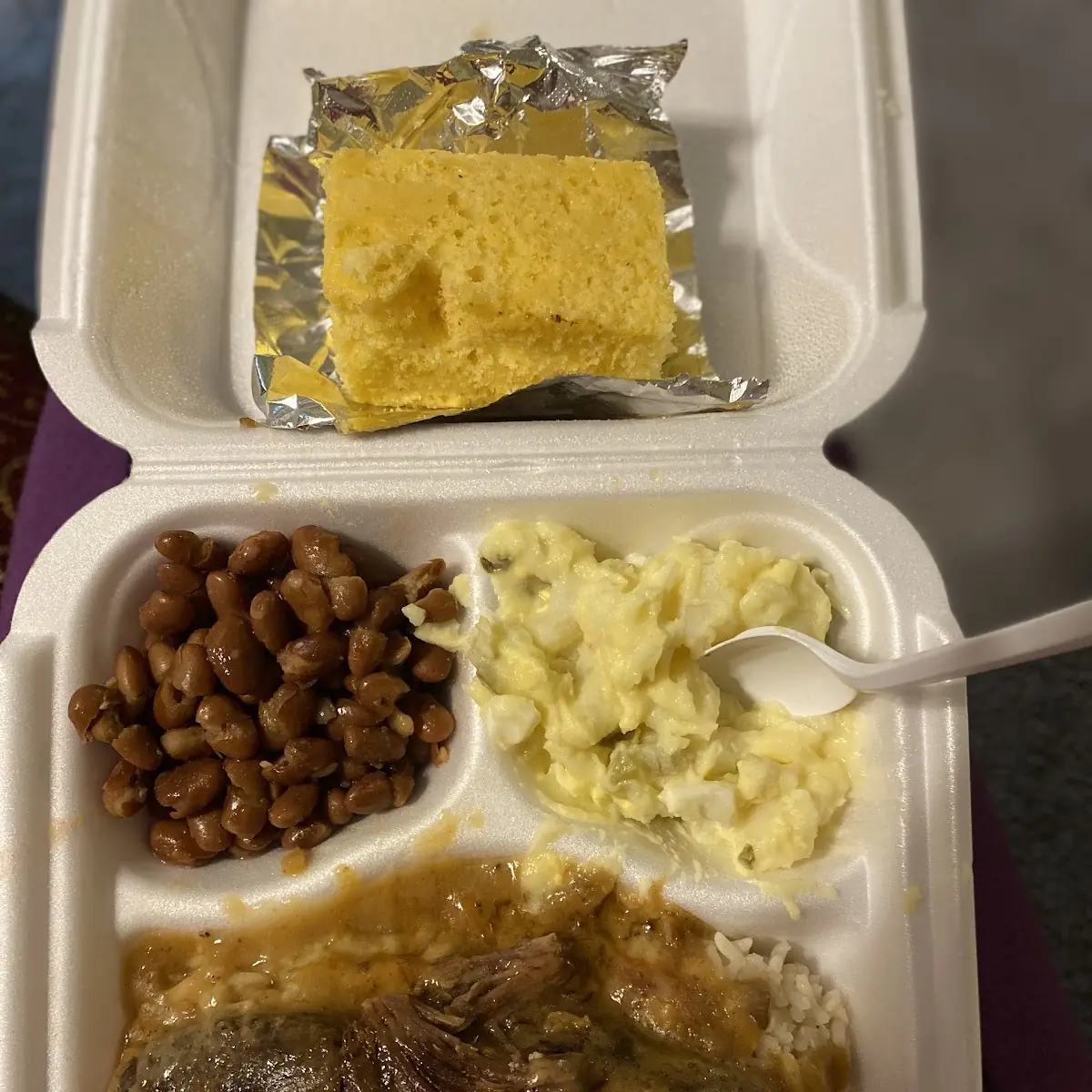 Cabbage and Mac & Cheese
