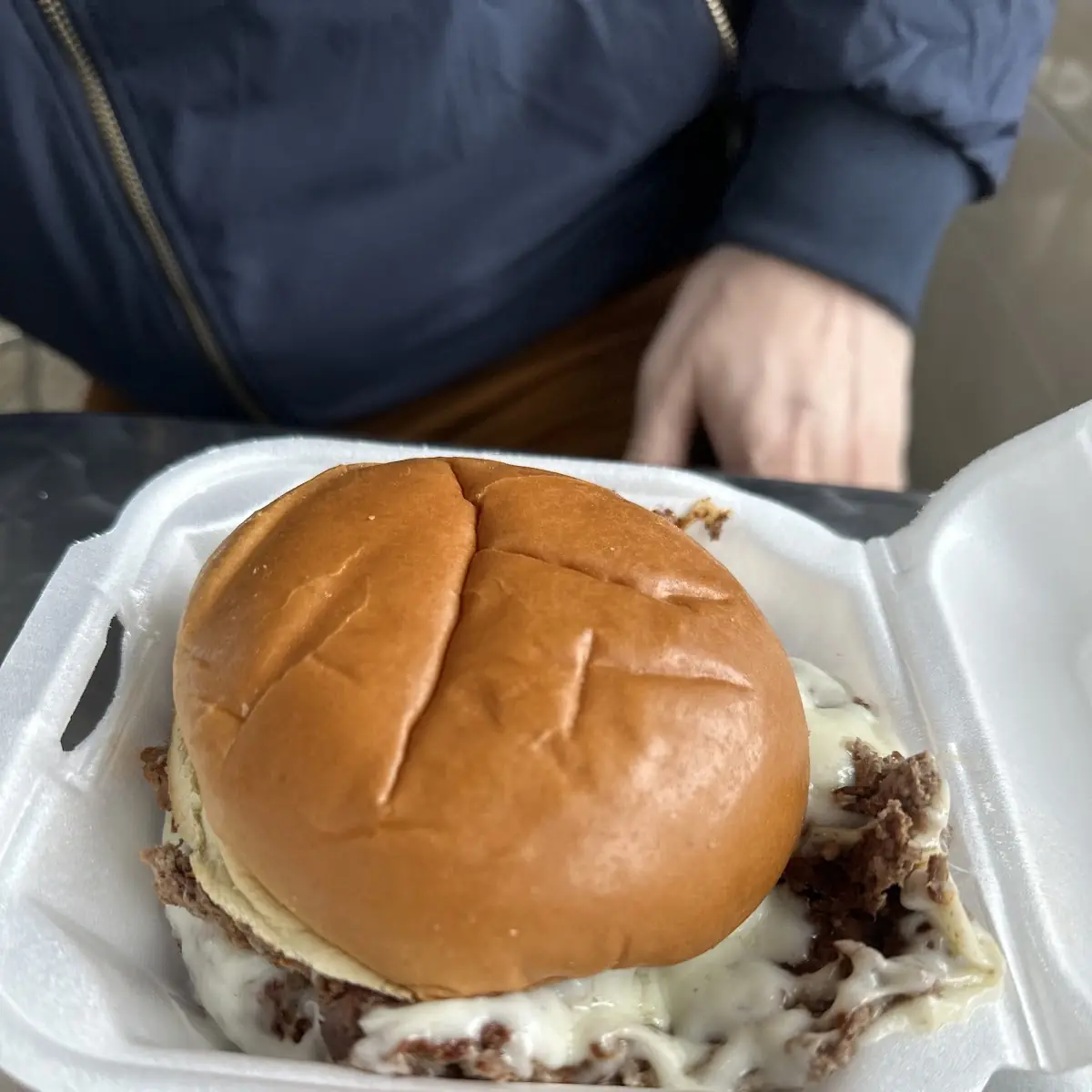 Double Cheeseburger with Bacon and Fries