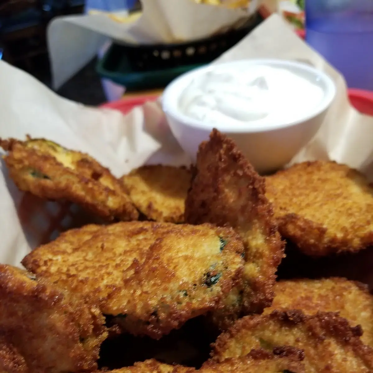 Large Fried Zucchini