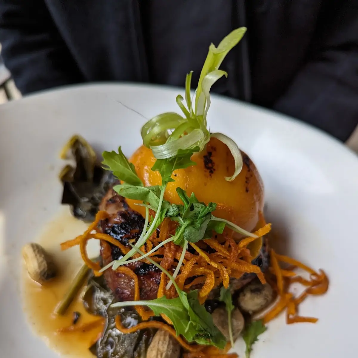 Peach Glazed Pork Flat Iron