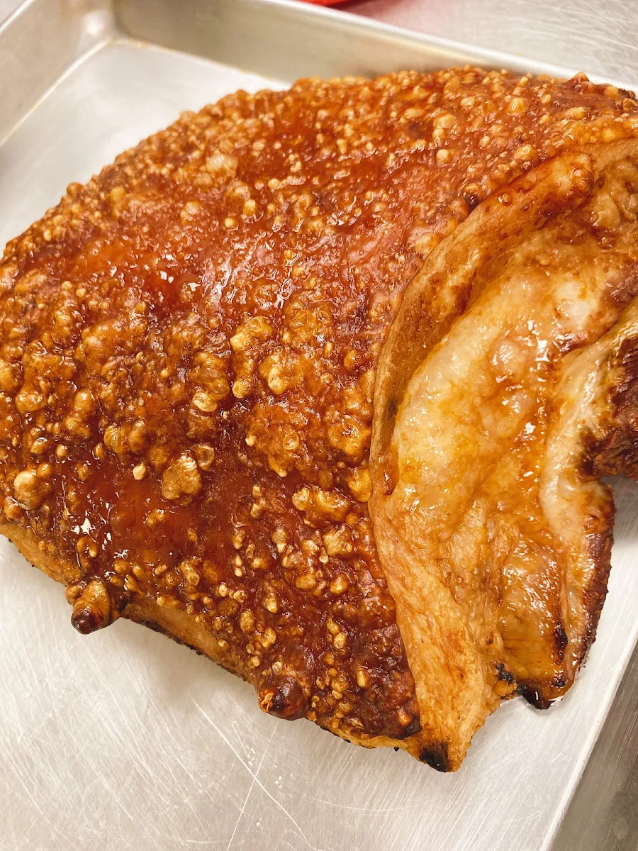Roasted Pork Belly, Homemade Baguette “ Banh Mi Oi “