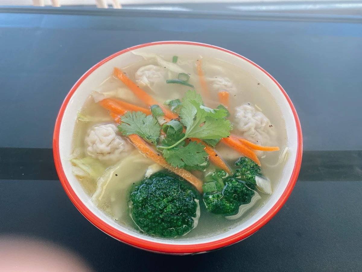Wonton Soup, Homemade Baguette “ Banh Mi Oi “