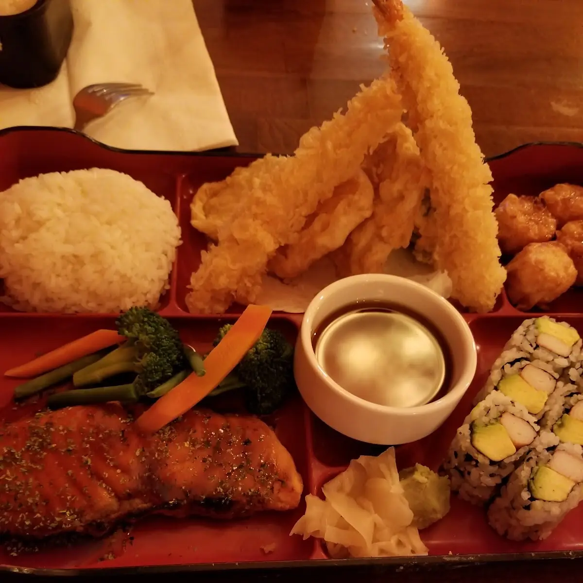 Salmon Bento Box