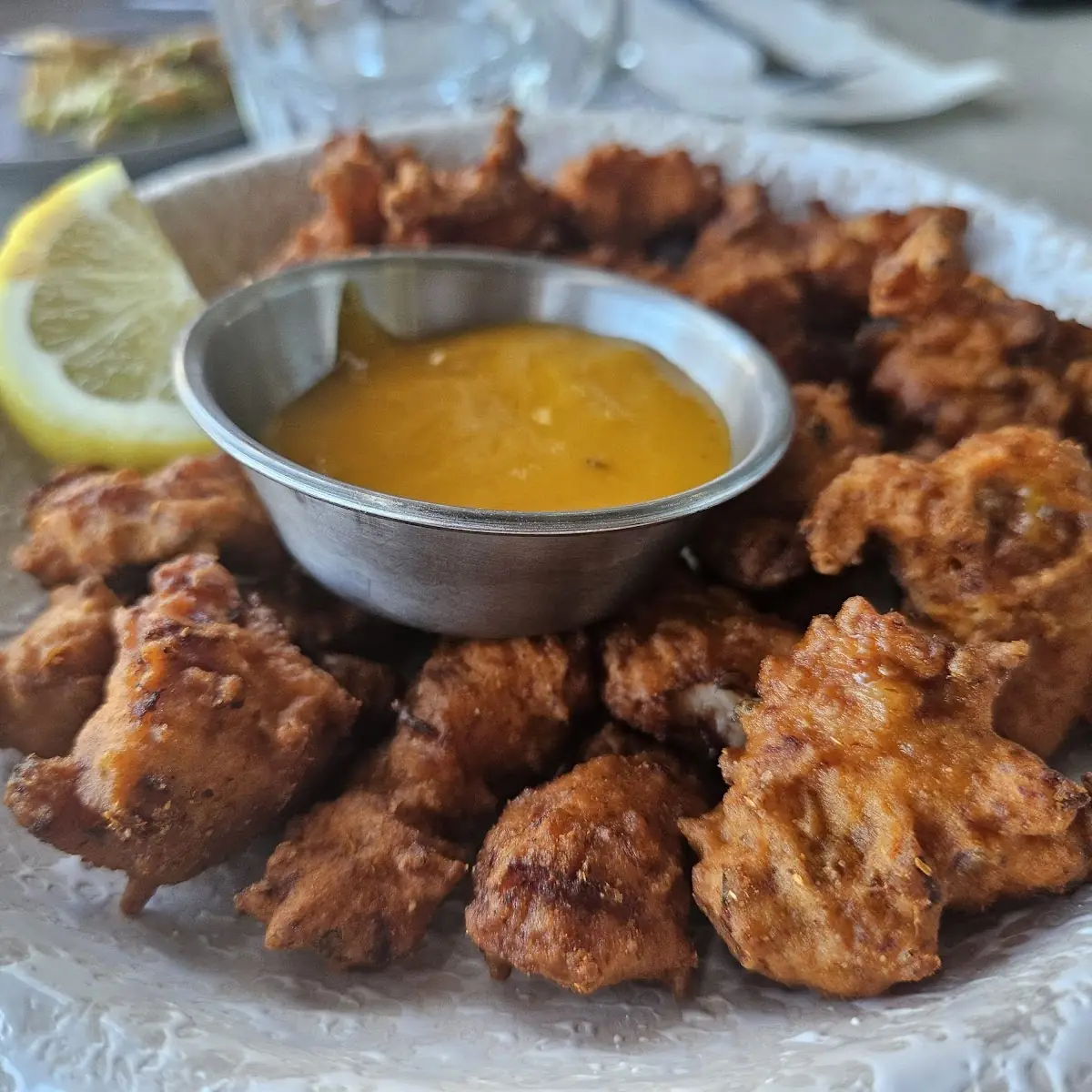 Fish Pakora, Dastaan Modern Indian Cafe and Bistro