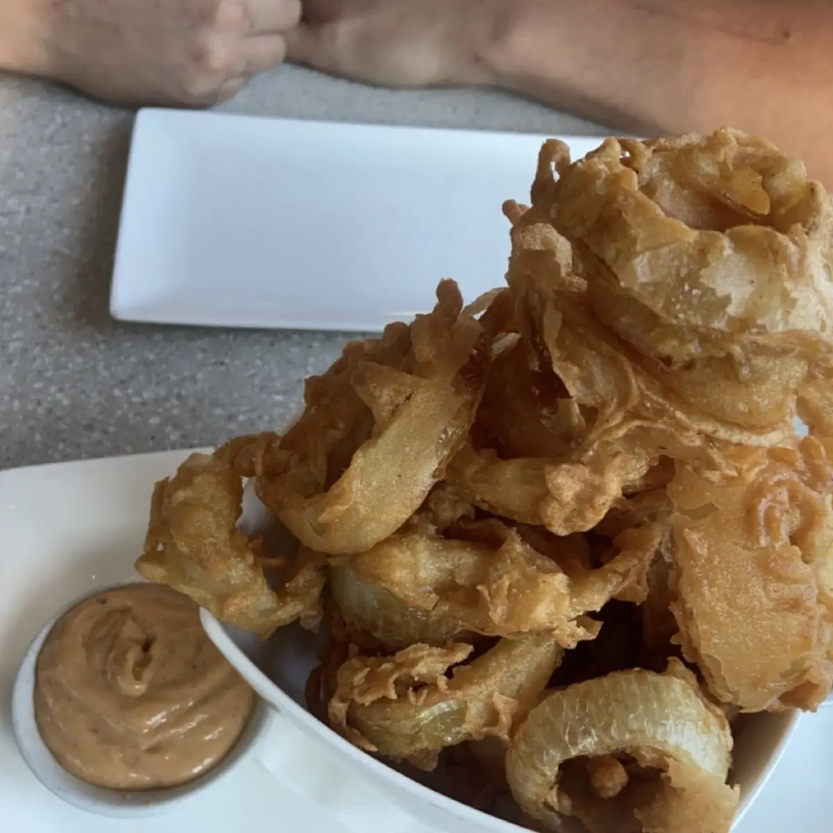 GF Onion Rings, Dastaan Modern Indian Cafe and Bistro