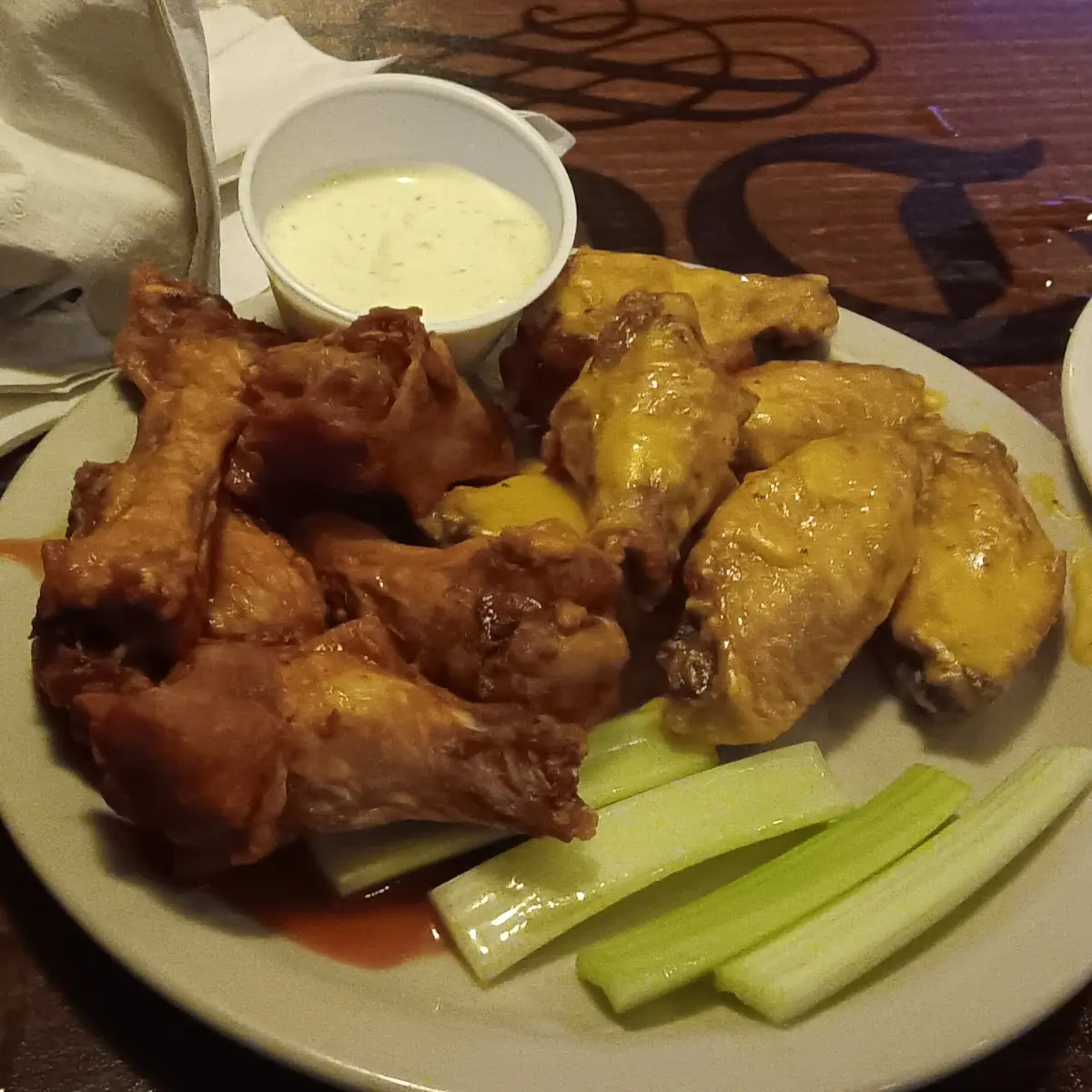 Chicken Wings Dinner