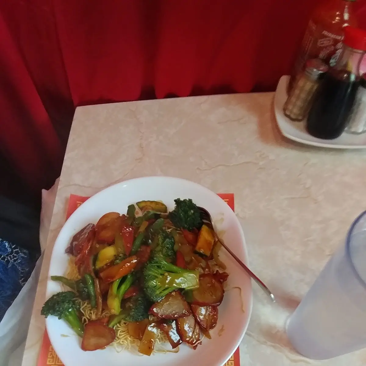 Barbecued Pork Pan Fried Noodles