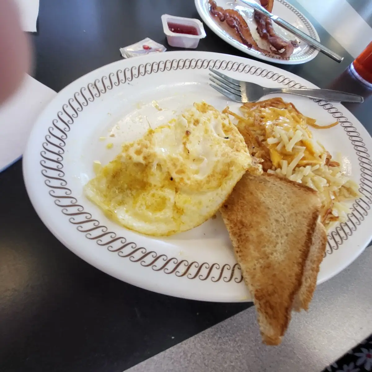 Cheese N' Eggs with Raisin Toast