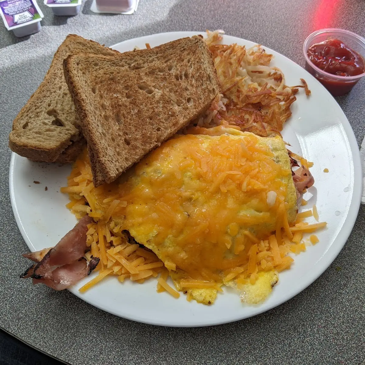 Ham and Cheese Omelette