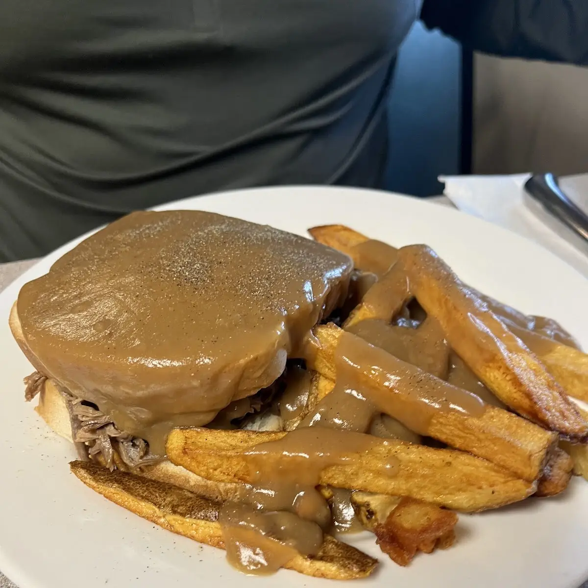 Roast Beef Sandwich with Gravy