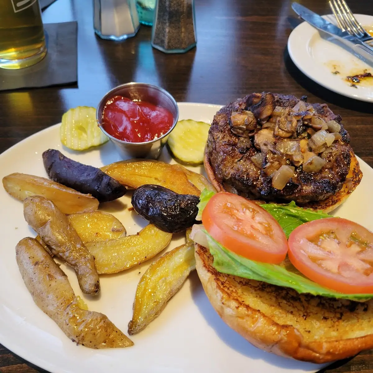 Garlic Herb Butter Burger