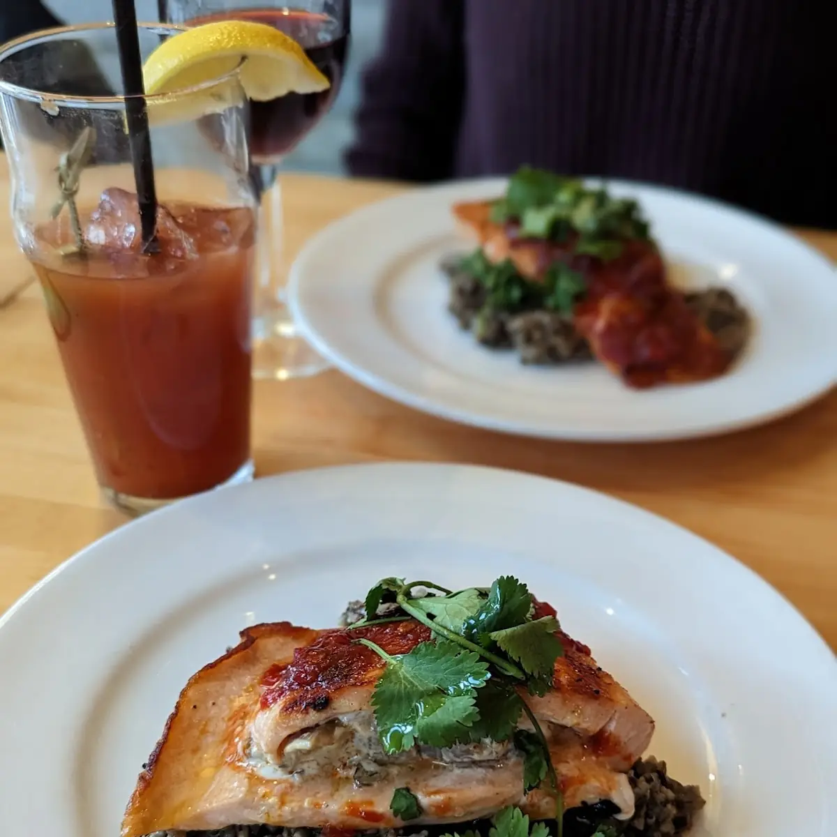 Stuffed Atlantic Salmon