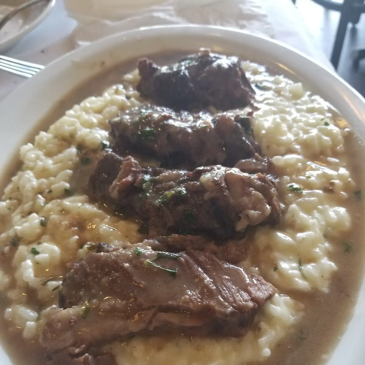 Braised Short Ribs Risotto