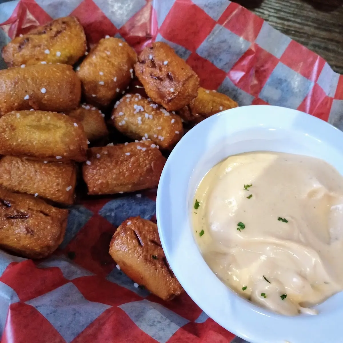 Pretzel Bites with Beer Cheese